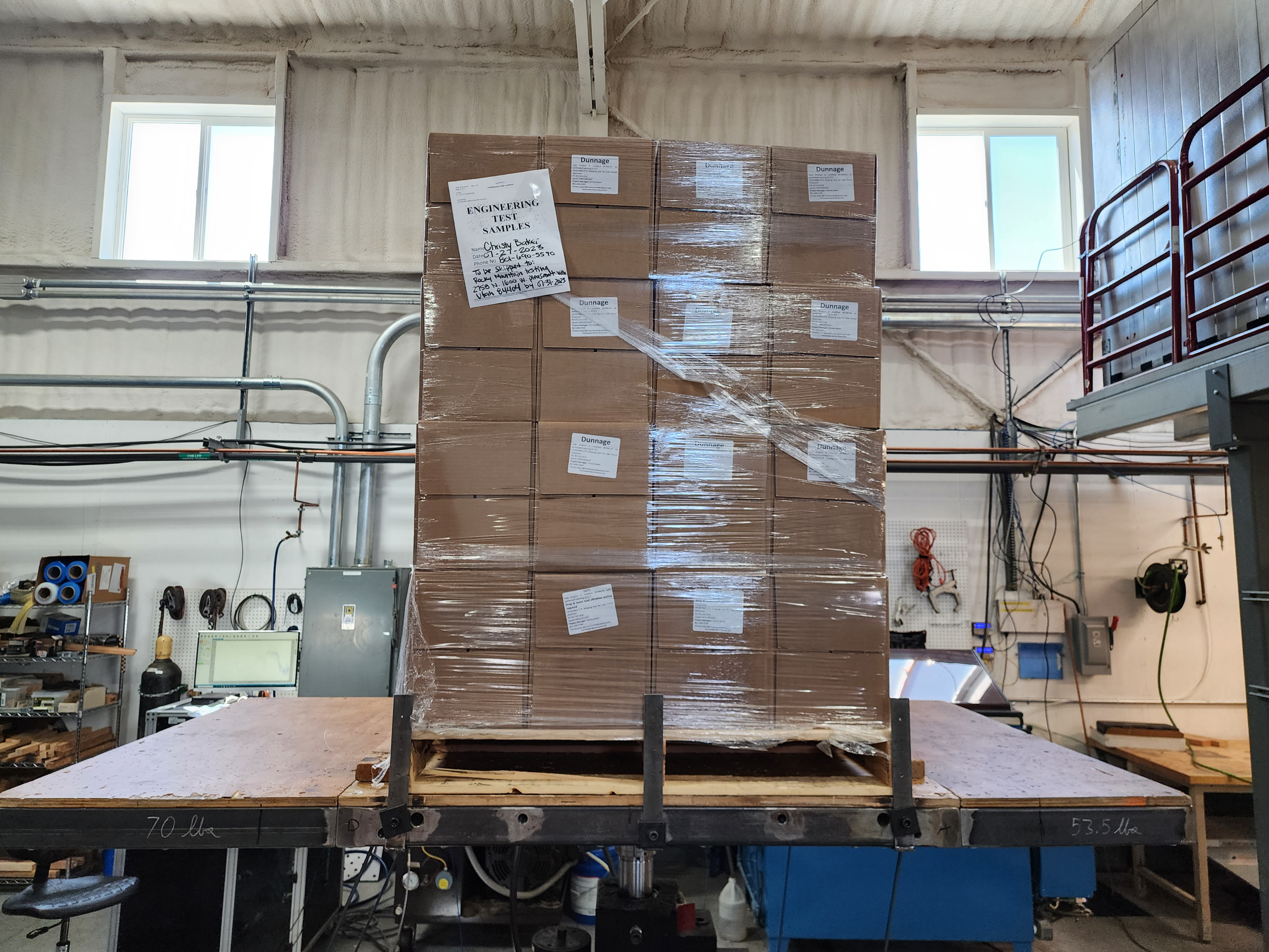 vibration testing in package testing